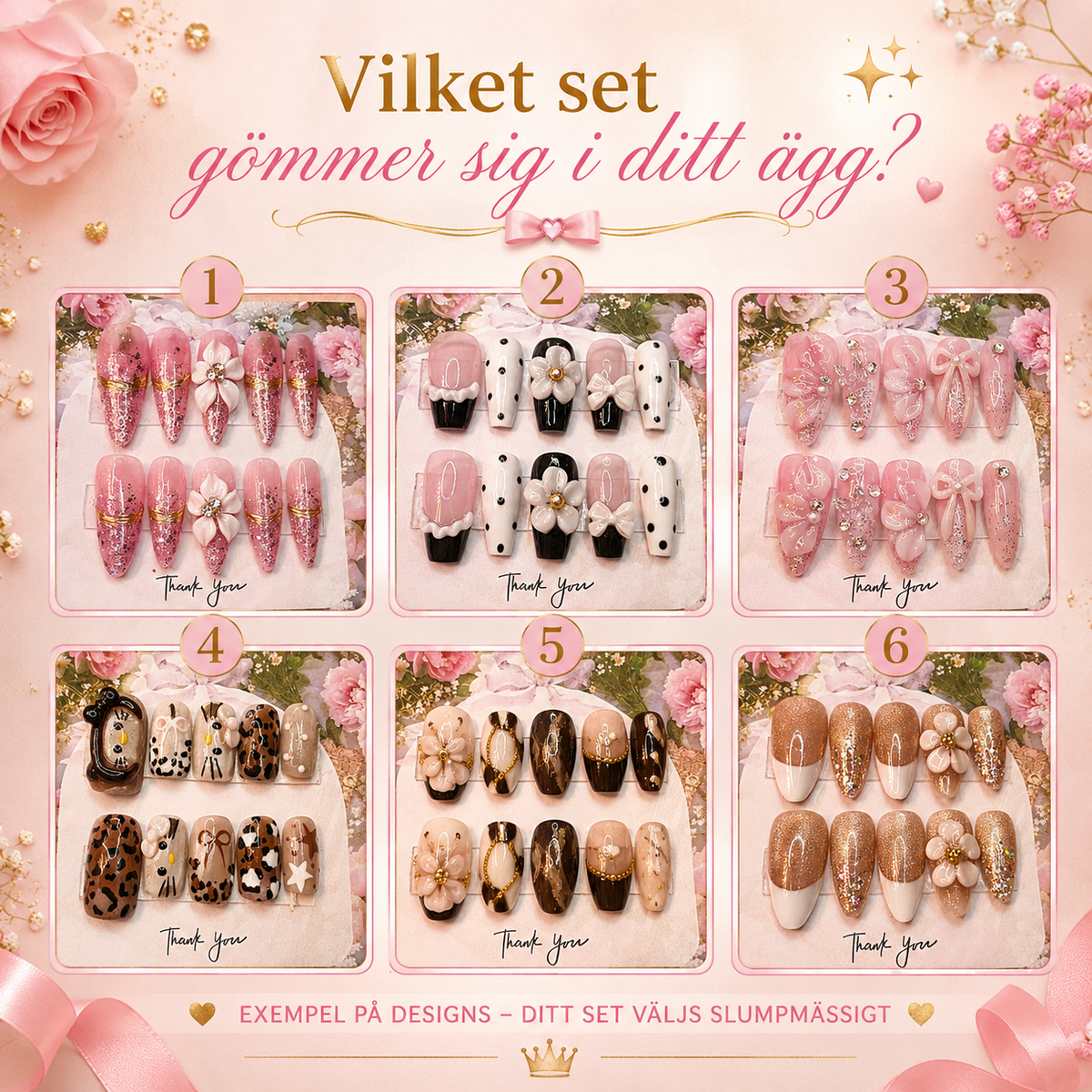 Golden Nail Egg – Mystery Press-On Nails