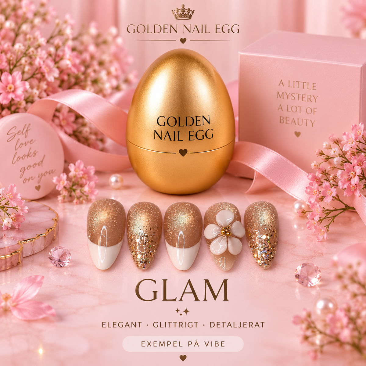 Golden Nail Egg – Mystery Press-On Nails