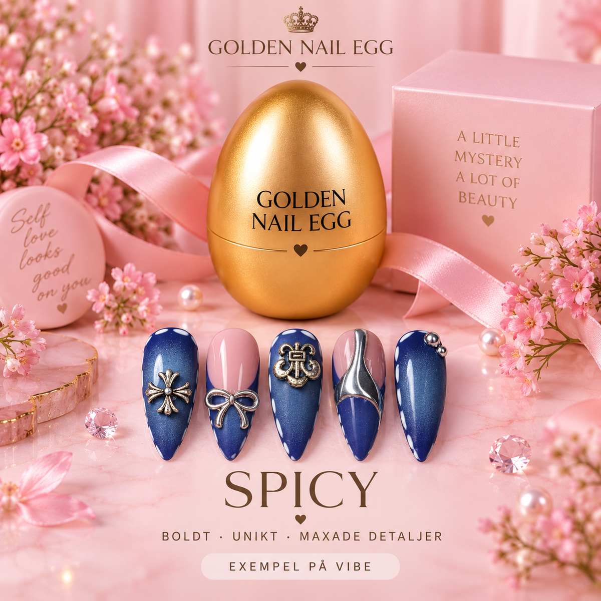 Golden Nail Egg – Mystery Press-On Nails